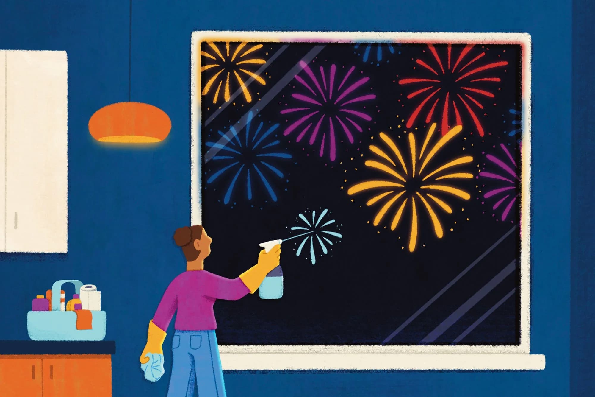 Paige Stampatori - for Personal work - New year, clean house