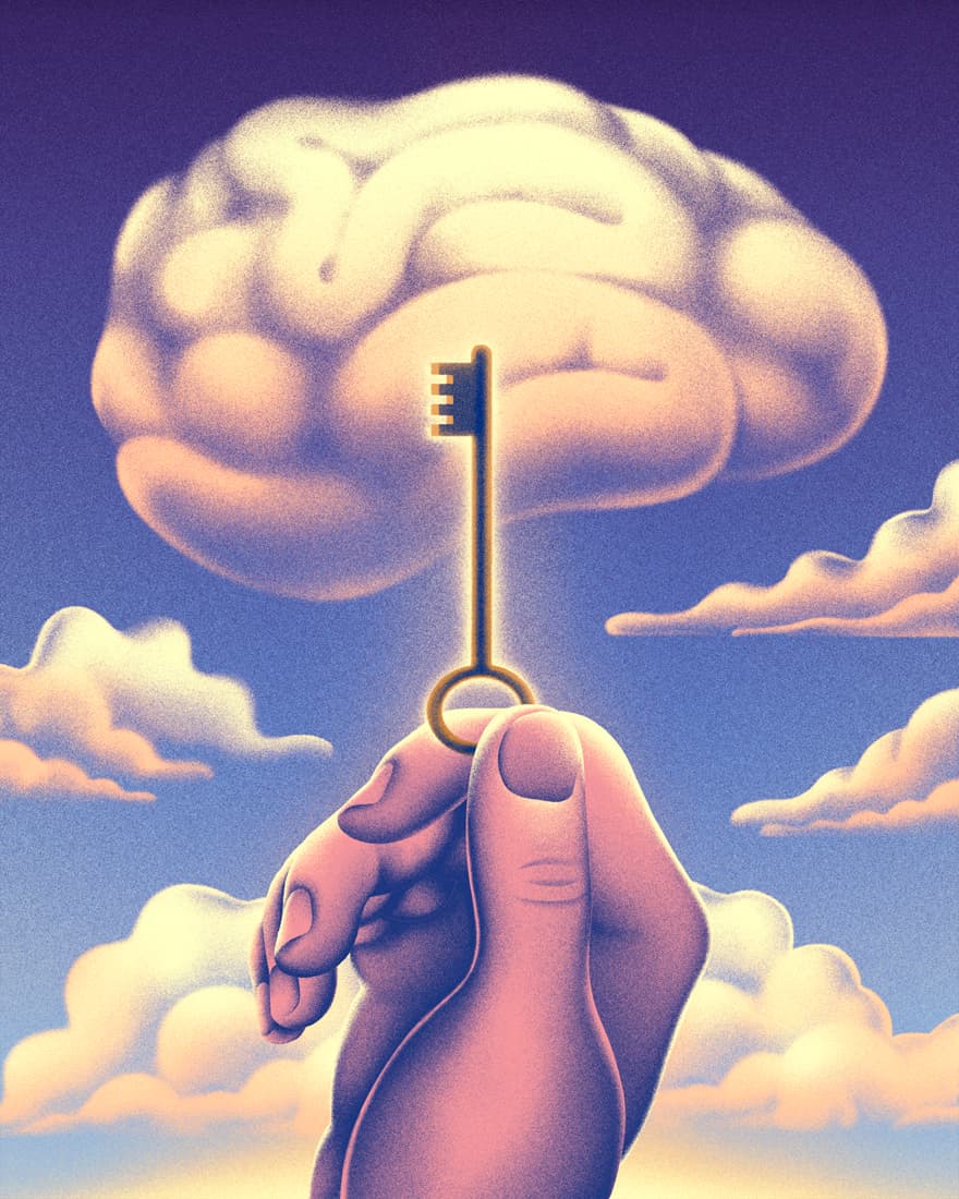 Adrián Astorgano - for Zetland - Illustration, about the Danish psychiatric facilities, and how they are exploring patient involvement in treatment planning