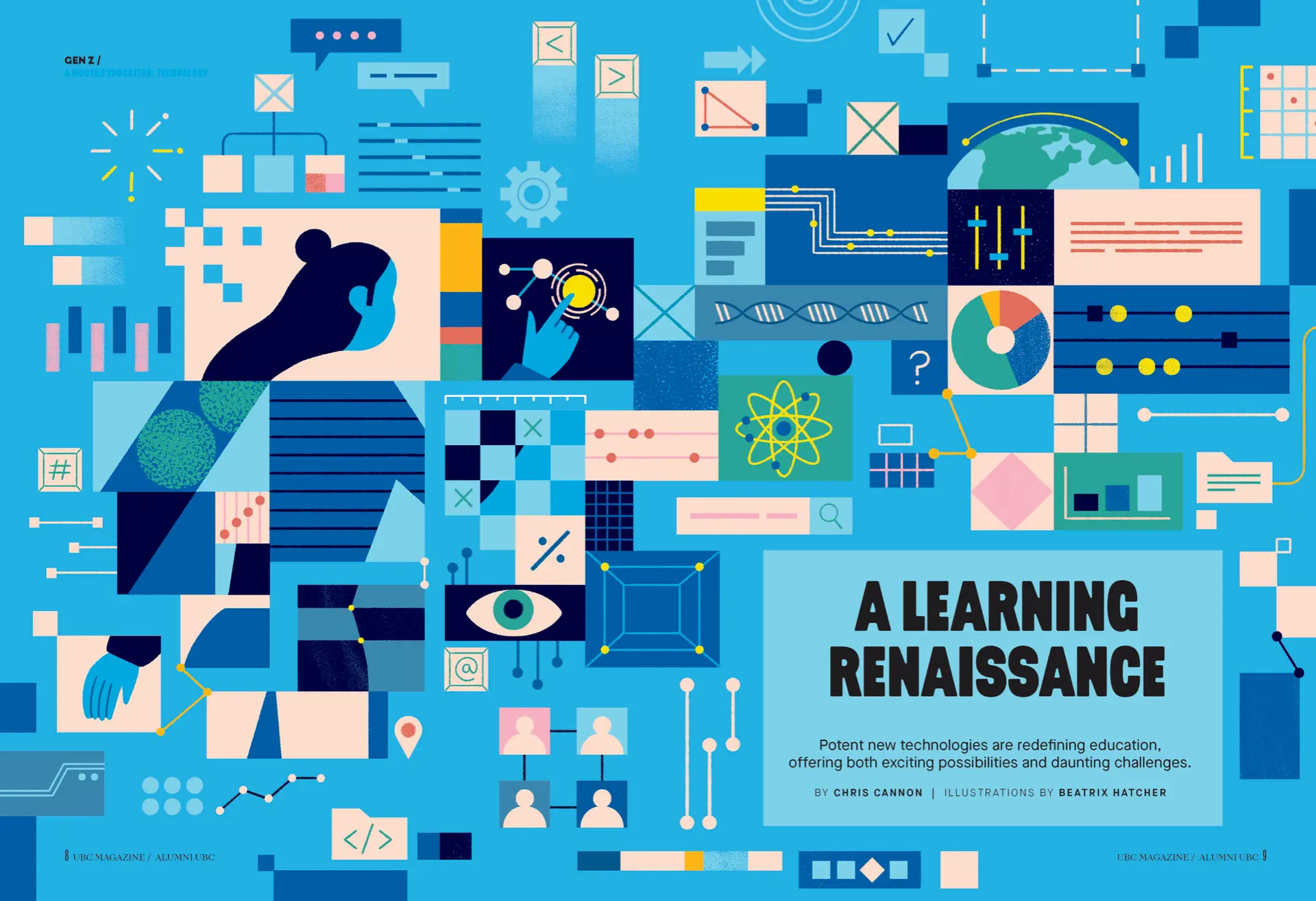 Beatrix Hatcher - for University of British Columbia - Feature Spread